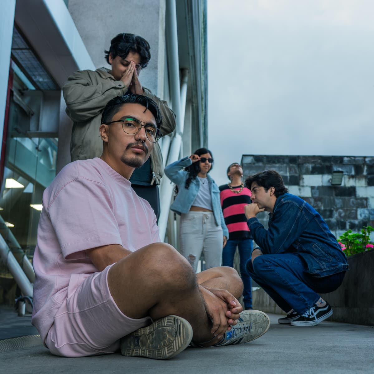 Backstage en festival indie - Magnolias Adulteradas banda Quito